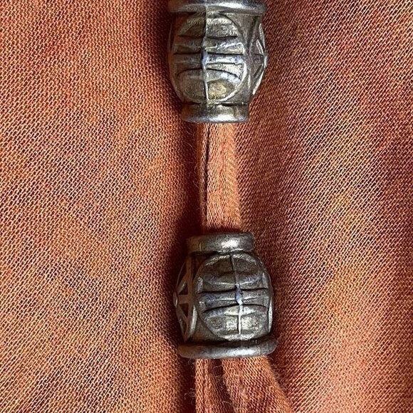 Ecoté Urban Outfitters Halter Top Mini Dress Open Back Magenta Orange Women’s 6 - Picture 11 of 16